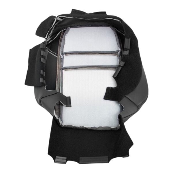 Honda CR-V cuero 2007-2011 negro conductor o pasajero vista superior interior exterior funda de asiento de repuesto OEM Honda CR-V 2007-2011 | Funda de asiento de recambio OEM