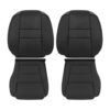 funda de asiento de repuesto honda-pilot-piel-2006-2008-grafito-negro-delantero-conductor-y-pasajero-parte-alta-y-baja-oem Honda Pilot 2006-2008 | Funda de asiento de recambio OEM