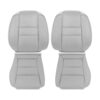honda-pilot-piel-2006-2008-gris-oliva-cubreasientos delanteros de repuesto originales para conductor y pasajero Honda Pilot 2006-2008 | Funda de asiento de recambio OEM