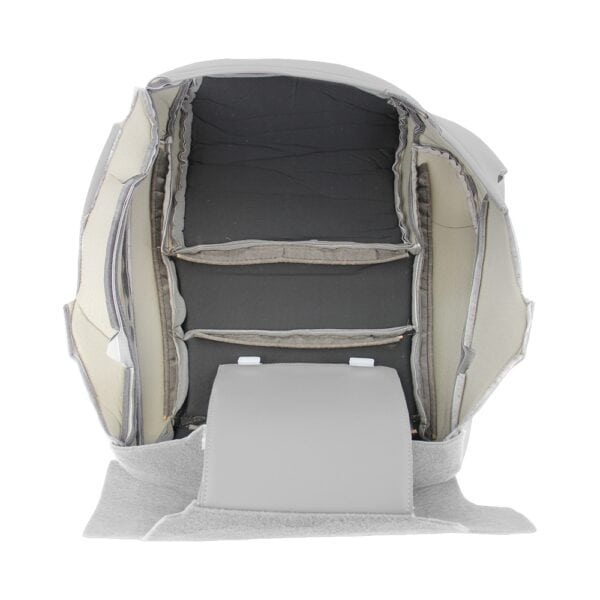 honda-pilot-leather-2006-2008-olive-gray-frontal-driver-or-passenger-bottom-inside-out-view-oem-replacement-seat-cover Honda Pilot 2006-2008 | Funda de asiento de recambio OEM