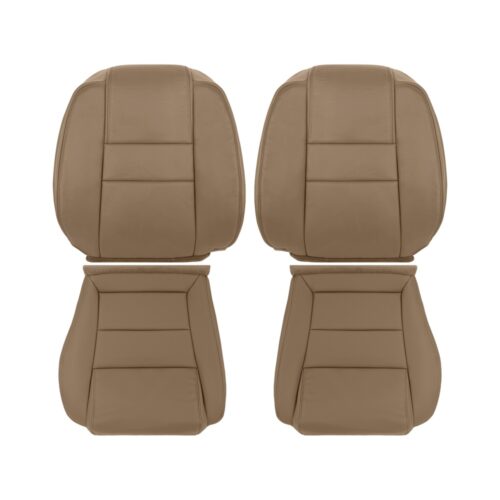 honda-pilot-leather-2006-2008-saddle-tan-front-driver-and-passenger-top-and-bottom-oem-replacement-seat-cover Honda Pilot 2006-2008 - Housse de siège de remplacement OEM