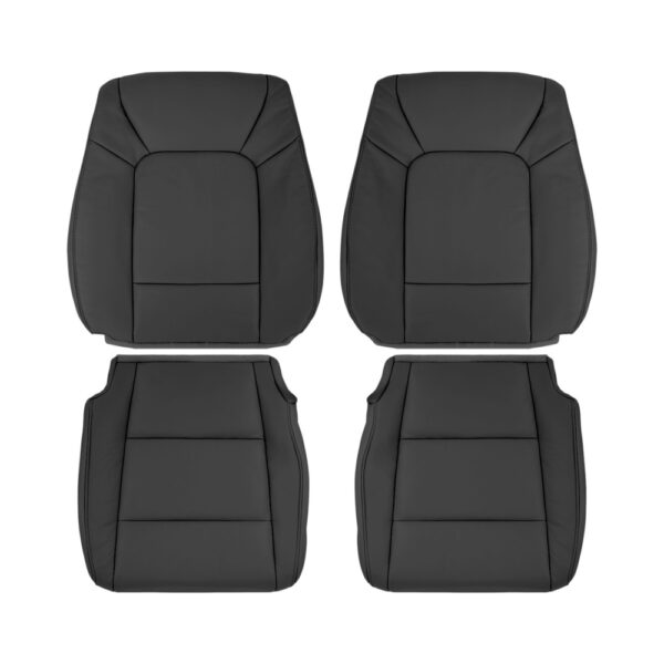 honda-pilot-cuero-2009-2015-negro-delantero-conductor-y-pasajero-tapa-y-fondo-oem-reemplazo-asiento-cubierta Honda Pilot 2009-2015 | OEM-Reemplazo Funda de asiento