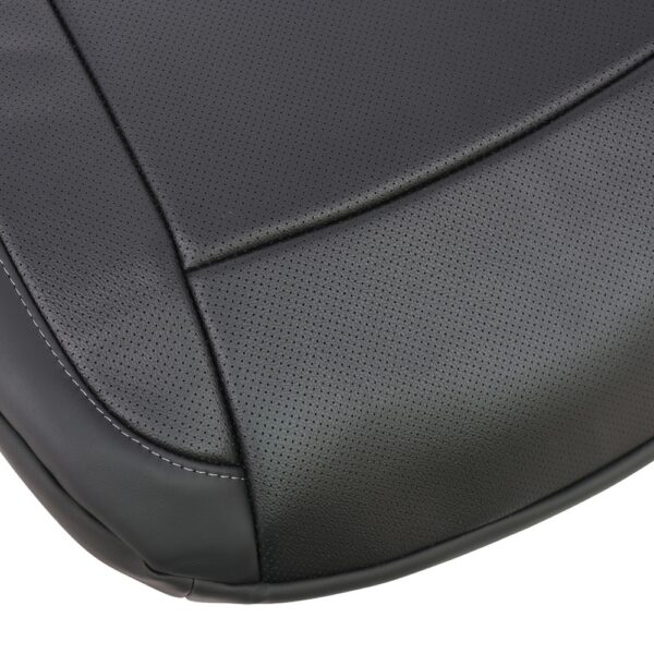 hyundai-genesis-cuir-perforé-2009-2014-noir-avant-conducteur-ou-passager-fond-close-view-oem-replacement-couverture-de-siège-inside-out-view (2) Hyundai Genesis Sedan 2009-2014 - Housse de siège de remplacement OEM