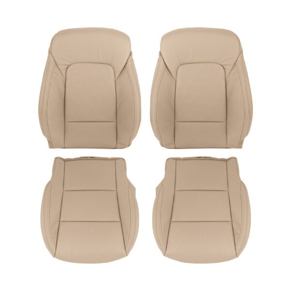 hyundai-santa-fe-cuir-perforé-2012-2018-beige-conducteur-et-passager-top-and-bottom-oem-replacement-seat-cover2 Hyundai Santa Fe 2012-2018 - Housse de siège de remplacement OEM