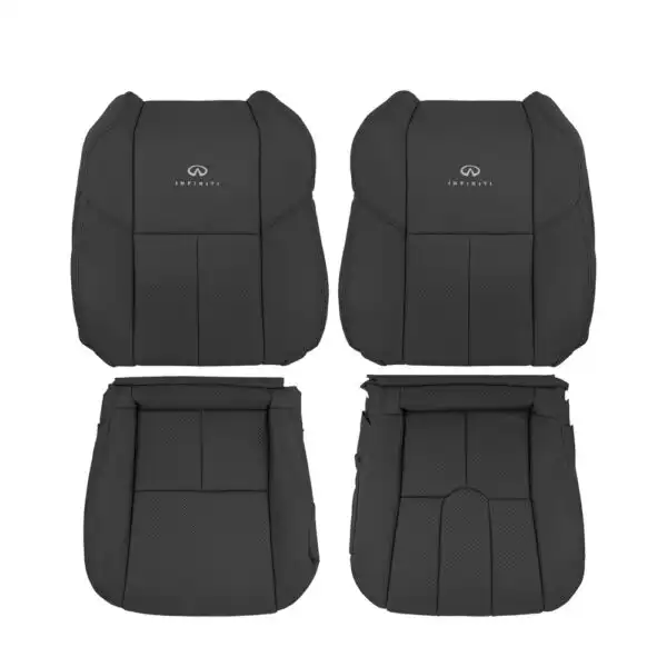 infiniti-g35-coupe-perforated-leather-2003-2007-graphite-black-front-driver-and-passenger-top-and-bottom-oem-replacement-seat-cover Infiniti G35 (V35) Coupe 2003-2007 | OEM-Replacement Seat Cover