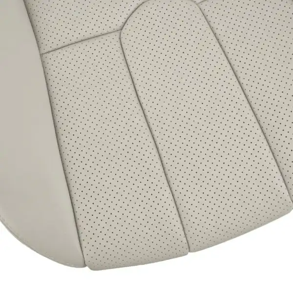 infiniti-g35-coupe-perforated-leather-2003-2007-willow-tan-front-driver-bottom-close-view-oem-replacement-seat-cover Infiniti G35 (V35) Coupe 2003-2007 | OEM-Replacement Seat Cover