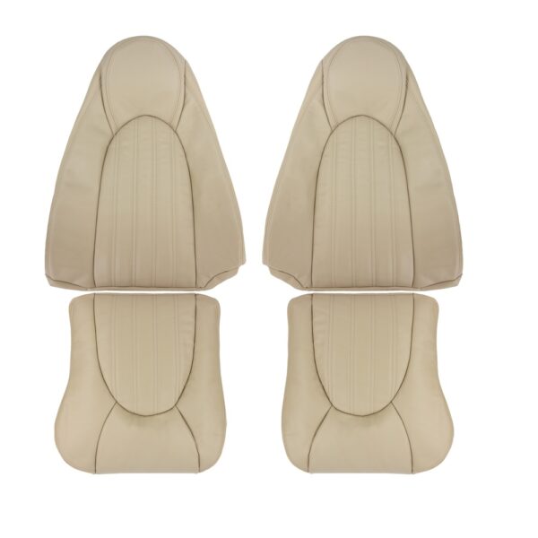jaguar-xk80-piel-1997-2000-cashmere-asiento delantero de repuesto oem para conductor y pasajero superior e inferior Jaguar XKR/XK8 1997-2000 | Funda de asiento de recambio OEM