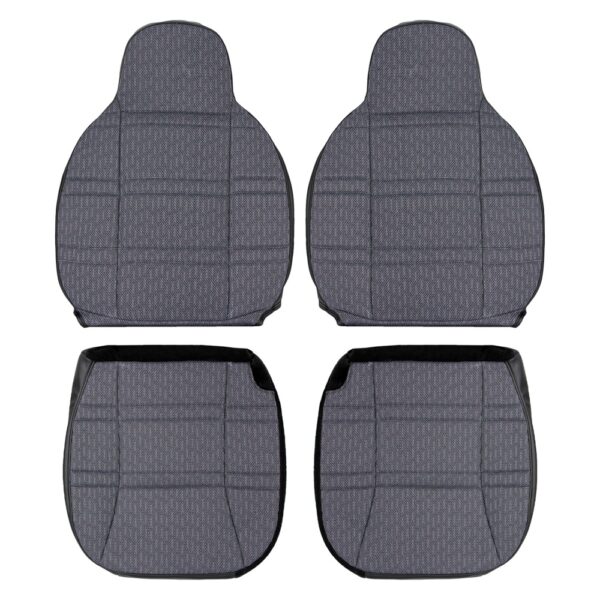 jeep-cherokee-cloth-1999-2001-agate-and-dark-gray-front-driver-and-passenger-top-and-bottom-oem-replacement-seat-cover Jeep Cherokee 1999-2001 - Housse de siège de remplacement OEM