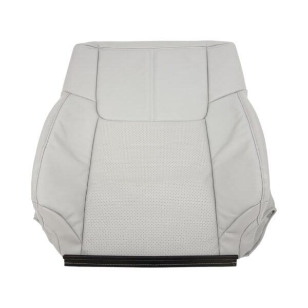 jeep-commander-limited-cuir-perforé-2006-2007-gris-clair-avant-conducteur-ou-passager-top-oem-remplacement-siège-1 Jeep Commander Limited 2006-2010 - Housse de siège de remplacement OEM
