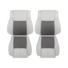 jeep-commander-limited-cuir-perforé-2006-2010-2-tone-light-graystone-with-dark-khaki-front-driver-and-passenger-top-and-bottom-oem-replacement-seat-cover Jeep Commander Limited 2006-2010 - Housse de siège de remplacement OEM