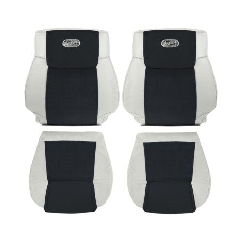 jeep-commander-overland-cuir-2006-2010-2-tone-gray-avant-conducteur-et-passager-top-et-bottom-oem-replacement-seat-cover2 Jeep Commander Overland 2006-2010 - Housse de siège de remplacement OEM