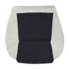 funda de asiento de repuesto jeep-commander-overland-piel-2006-2010-2-tono-gris-fondo-delantero-piloto-oem Jeep Commander Overland 2006-2010 | Funda de asiento de recambio OEM