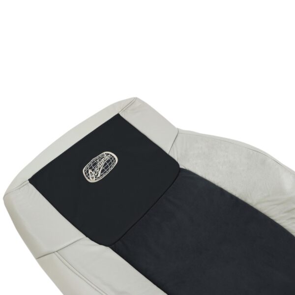 jeep-commander-overland-leather-2006-2010-2-tone-gray-front-driver-or-passenger-top-close-view-oem-replacement-seat-cover-Photoroom Jeep Commander Overland 2006-2010 | Funda de asiento de recambio OEM