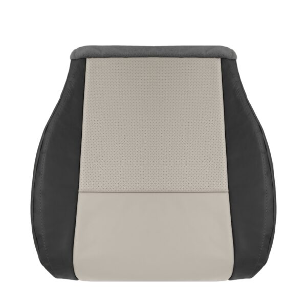 jeep-grand-cherokee-cuir-perforé-2008-2010-2-tone-dark-slate-and-light-graystone-front-driver-bottom-oem-replacement-seat-cover Jeep Grand Cherokee 2008-2010 - Housse de siège de remplacement OEM
