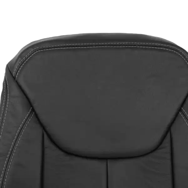 jeep-wrangler-rubicon-leather-2013-2017-black-front-driver-or-passenger-top-close-view-oem-replacement-seat-cover Jeep Wrangler Rubicon 2013-2017 | OEM-Replacement Seat Cover