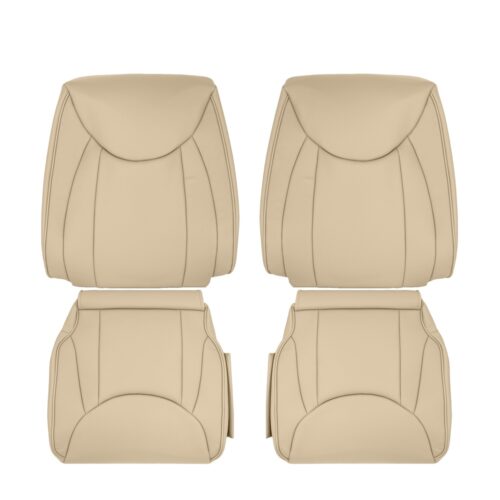 lexus-ls430-cuir perforé-2001-2006-ecru-avant-conducteur-et-passager-top-et-bottom-oem-replacement-seat-cover Lexus LS430 2001-2006 - Housse de siège de remplacement OEM