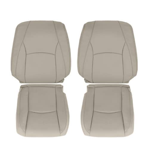 lexus-rx330-rx350-rx400h-leather-2004-2009-ivory-driver-and-passenger-top-and-bottom-oem-replacement-seat-cover. Lexus RX330 2004-2009 - Housse de siège de remplacement OEM
