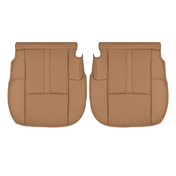 funda de asiento de repuesto de cuero perforado lincoln-mkt-2010-2019-canyon-tan para conductor y pasajero Lincoln MKT 2010-2019 | Funda de asiento de repuesto OEM