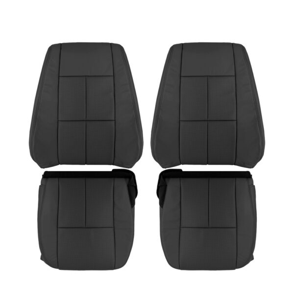lincoln-zephyr-cuir-perforé-2006-2009-foncé-anthracite-avant-conducteur-et-passager-haut-et-bas-oem-remplacement-de-siège Lincoln Zephyr 2006-2009 - Housse de siège de remplacement OEM