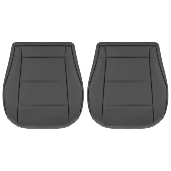 Mercedes-Benz Clase C, cuero perforado, 2005-2007, negro, asientos del conductor y del acompañante, fundas de repuesto OEM. Mercedes-Benz Clase C 2005-2007 | Funda de asiento de recambio OEM