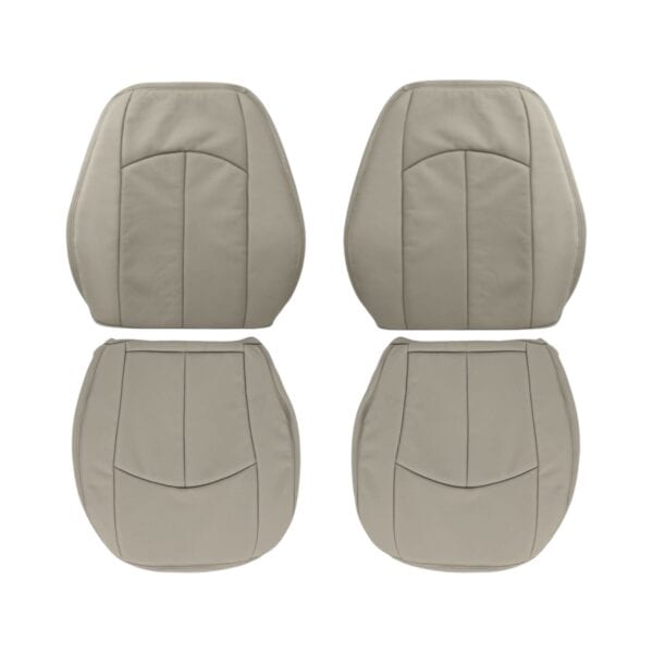 mercedes-benz-e-class-perforated-leather-2002-2009-gray-driver-and-passenger-top-and-bottom-oem-replacement-seat-cover2 Mercedes-Benz Classe E 2002-2009 - Housse de siège de remplacement OEM