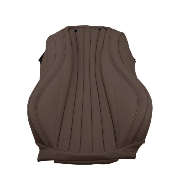 mercedes-benz-e300-perforated-leather-2017-2023-nut-brown-front-driver-or-passenger-top-oem-replacement-seat-cover Mercedes-Benz E300 2017-2023 - Housse de siège de remplacement OEM