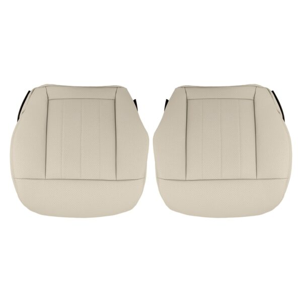 mercedes-benz-e550-e350-cuir-perforé-2010-2013-almond-beige-avant-conducteur-et-passager-fonds-oem-remplacement-de-siège Mercedes-Benz E550 2010-2016 - Housse de siège de remplacement OEM