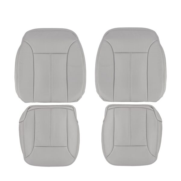 mercedes-benz-gl450-perforated-leather-2007-2012-ash-gray-front-driver-and-passenger-top-and-bottom-oem-replacement-seat-cover Mercedes-Benz GL350 2007-2012 | Funda de asiento de recambio OEM