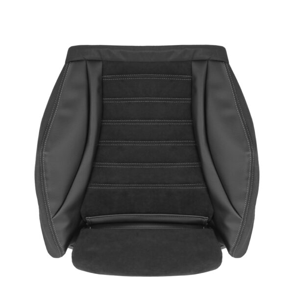 mercedes-benz-glc-cuir-avec-inserts-suede-2016-2021-noir-couverture-de-siège-du-conducteur-au-fond-oem-de-remplacement Mercedes-Benz GLC-Class 2016-2021 | Housse de siège de remplacement OEM