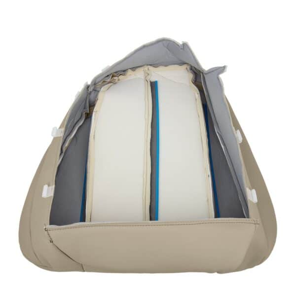 mercedes-benz-sl300-sl320-sl500-sl600-perforated-leather-1990-1995-beige-front-driver-or-passenger-top-inside-out-view-oem-replacement-seat-cover Mercedes-Benz SL300 1990-1995 | OEM-Replacement Seat Cover