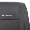 nissan-armada-platine-cuir-2010-2015-charcoal-avant-conducteur-ou-passager-top-close-view-oem-replacement-seat-cover Nissan Armada Platinum 2010-2015 | Housse de siège de remplacement OEM