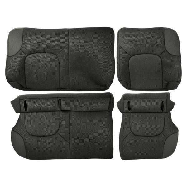 nissan-frontier-2005-2021-cloth-graphite-arrière-conducteur-et-passager-top-et-bottom-oem-replacement-seat-cover Nissan Frontier 2005-2021 - Housse de siège de remplacement OEM
