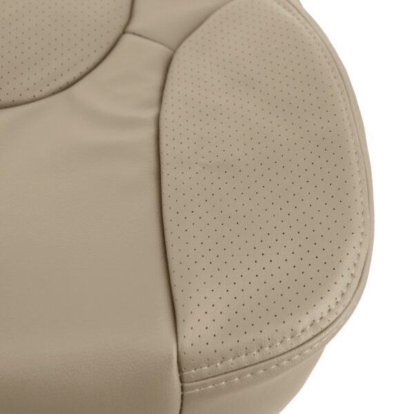 nissan-frontier-perforated-leather-2005-2015-beige-front-driver-or-passenger-bottom-close-view-oem-replacement-seat-cover Nissan Frontier 2005-2015 | Housse de siège de remplacement OEM