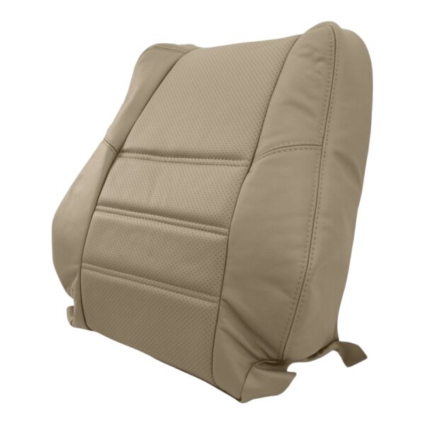 nissan-pathfinder-cuir perforé-1996-2004-tan-front-driver-top-oem-replacement-seat-cover Nissan Pathfinder 1996-2004 - Housse de siège de remplacement OEM