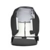 nissan-pathfinder-cuir-perforé-2013-2020-charcoal-avant-conducteur-ou-passager-fond-inside-out-view-oem-replacement-seat-cover Nissan Pathfinder 2013-2020 | Housse de siège de remplacement OEM