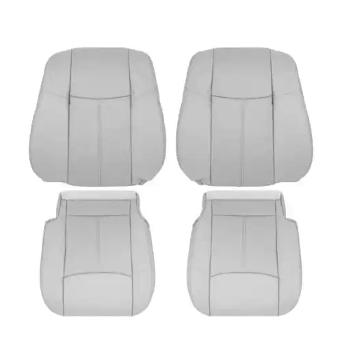 nissan-pathfinder-perforated-leather-2013-2020-gray-front-driver-and-passenger-top-and-bottom-oem-replacement-seat-cover Nissan Pathfinder 2013-2020 | OEM-Replacement Seat Cover