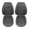 saab-9-3-leatherette-2004-2005-gris foncé-avant-conducteur-et-passager-top-et-bottom-oem-replacement-seat-cover Saab 9-3 2004-2012 - Housse de siège de remplacement OEM