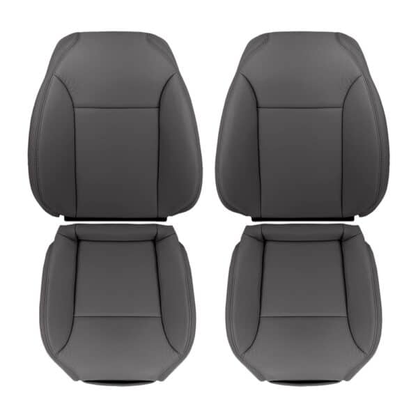 saab-9-3-leatherette-2004-2005-gris foncé-avant-conducteur-et-passager-top-et-bottom-oem-replacement-seat-cover Saab 9-3 2004-2012 - Housse de siège de remplacement OEM