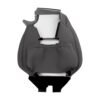 saab-9-3-leatherette-2004-2005-gris foncé-avant-conducteur-ou-passager-top-inside-out-view-oem-replacement-seat-cover Saab 9-3 2004-2012 - Housse de siège de remplacement OEM