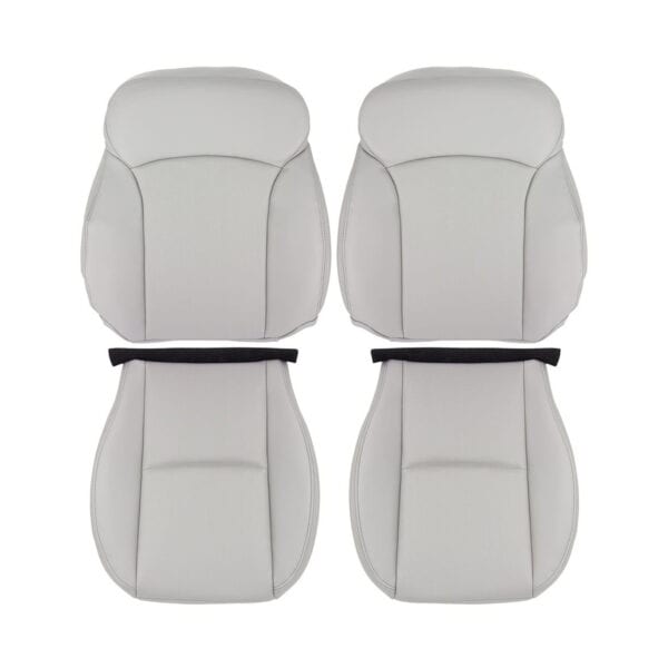 subaru-forester-piel-2014-2016-platino-gris-frontal-del-conductor-y-pasajero-top-y-fondo-oem-reemplazo-asiento-cubierta3 Subaru Forester 2014-2016 | Funda de asiento de recambio OEM