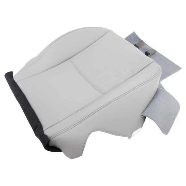 subaru-forester-piel-2104-2016-platino-gris-frontal-delantero-inferior-delantero-fuera-vista-oem-reemplazo-asiento-cubierta-2 Subaru Forester 2014-2016 | Funda de asiento de recambio OEM