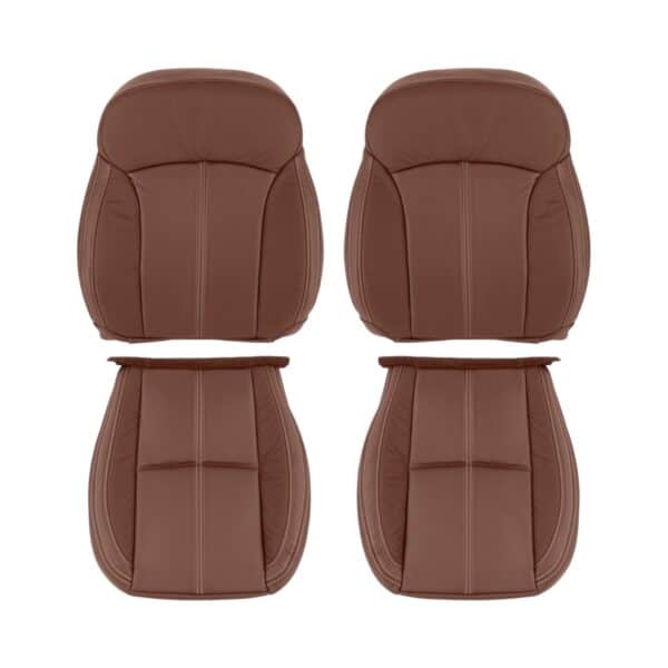 subaru-forester-perforated-leather-2017-2018-saddle-brown-driver-and-passenger-top-and-bottom-oem-replacement-seat-cover2 Subaru Forester 2017-2018 | Funda de asiento de recambio OEM