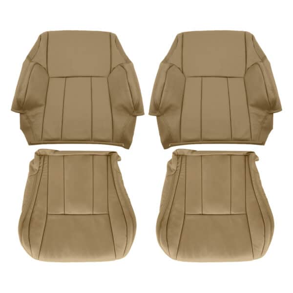 toyota-4runner-cuir-1996-2002-oak-avant-conducteur-et-passager-top-et-bottom-oem-replacement-seat Toyota 4Runner 1996-2002 - Housse de siège de remplacement OEM