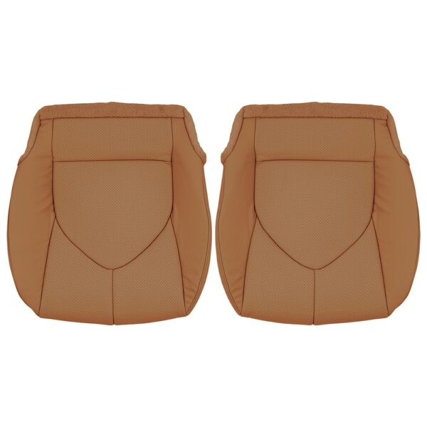 toyota-highlander-cuir perforé-2020-2024-marron-avant-conducteur-et-passager-fonds-de-sièges-de-remplacement-oem Toyota Highlander 2020-2024 | Housse de siège de remplacement OEM