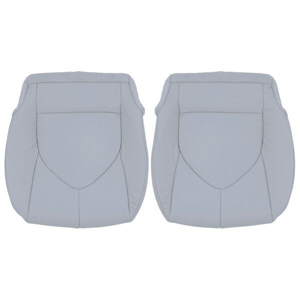 toyota-highlander-cuir perforé-2020-2024-gris-avant-conducteur-et-passager-fonds-de-sièges-de-remplacement-oem Toyota Highlander 2020-2024 | Housse de siège de remplacement OEM