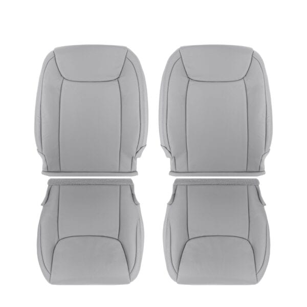 toyota-sienna-cuir-2004-2010-pierre-gris-avant-conducteur-et-passager-haut-et-bas-oem-remplacement-de-siège Toyota Sienna 2004-2010 - Housse de siège de remplacement OEM