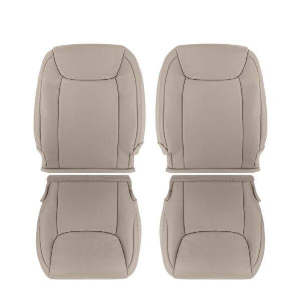 toyota-sienna-cuir-2004-2010-tan-avant-conducteur-et-passager-haut-et-bas-oem-remplacement-de-siège Toyota Sienna 2004-2010 - Housse de siège de remplacement OEM