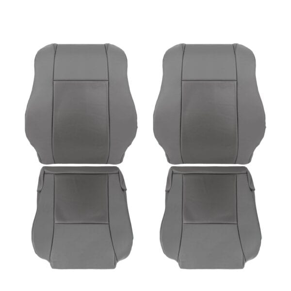 toyota-tacoma-perforated-leather-2005-2010-stone-gray-front-driver-and-passenger-top-and-bottom-oem-replacement-seat-cover Toyota Tacoma 2005-2010 | OEM-Reemplazo Funda de asiento