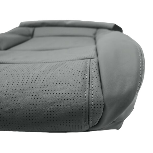 acura-mdx-perforated-leather-2007-2013-gray-stone-front-driver-or-passenger-bottom-close-view-oem-replacement-seat-cover Acura MDX 2001-2006 - Housse de siège de remplacement OEM