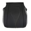 acura-rdx-advance-package-cuir-perforé-2019-2025-ébène-avec-tuyauterie-blanche-couverture-de-siège-oem-de-remplacement-de-l'avant-passager-2 Acura RDX 2019-2025 (Advance Package) | Housse de siège de remplacement OEM